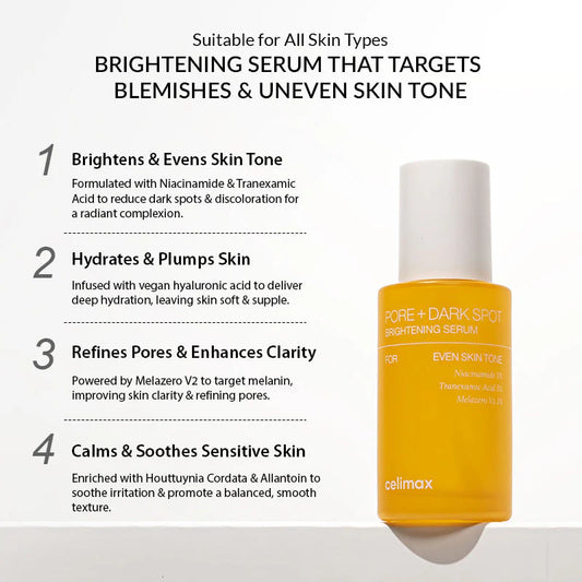 Celimax Pore+Dark Spot Brightening Serum