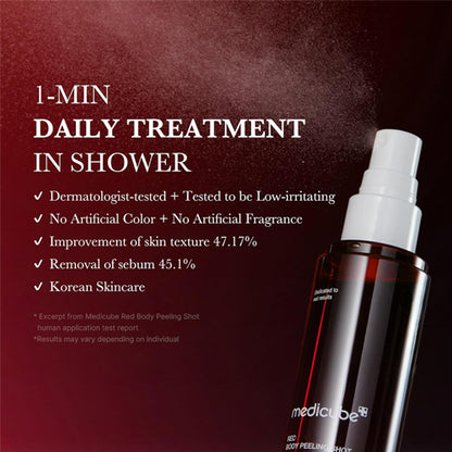 Medicube RED ACNE BODY PEELING SHOT