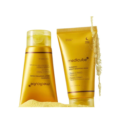 Medicube KOJIC ACID TURMERIC NIGHT WRAPPING MASK