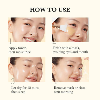 Medicube KOJIC ACID TURMERIC NIGHT WRAPPING MASK