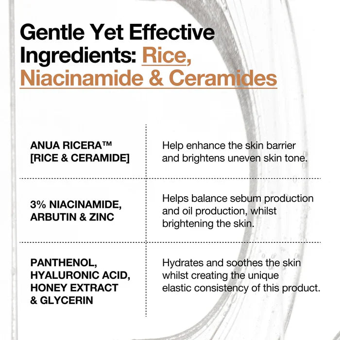 Anua Rice Ceramide 7 Hydrating Barrier Serum